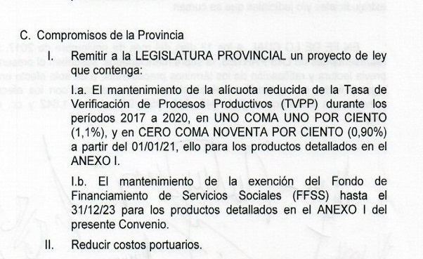 El Gobierno de Tierra del Fuego se comprometió en BENEFICIAR IMPOSITIVAMENTE al sector empresarial.
