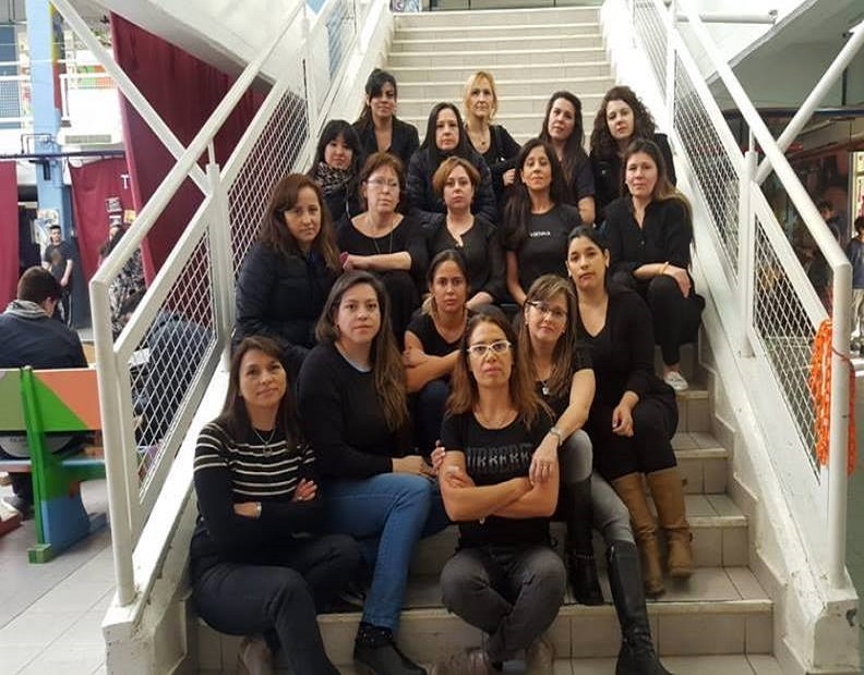 Docentes del Colegio Polivalente de Arte de Río Grande.  
