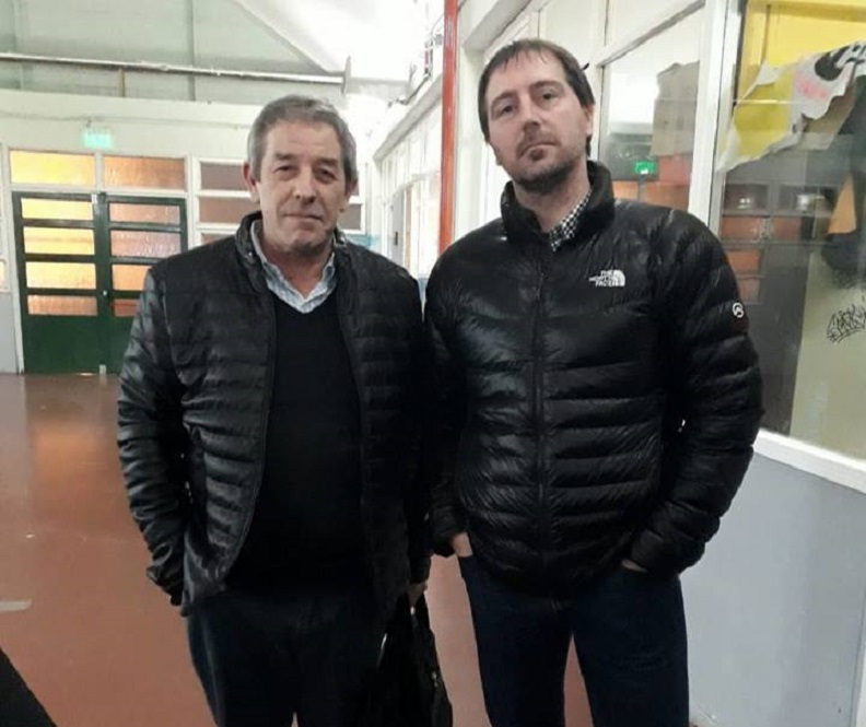 Docentes del CENS N° 18 de Río Grande.