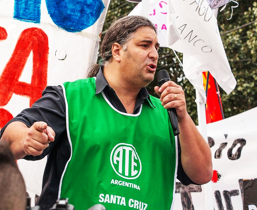 “ATE Santa Cruz apoya todas las medidas que tomen los trabajadores de YCRT, SAMIC, PAMI, AGRICULTURA FAMILIAR, SENASA, INTA en defensa de los puestos de trabajo y del desarrollo de la provincia”, A. Garzón. 