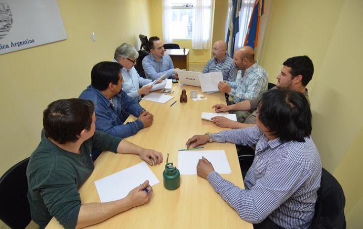 Representantes de ATE Río Grande y Tolhuin avanzaron en una agenda de trabajo salarial y previsional.