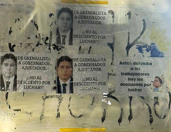 “Vidal quiere destruir a los sindicatos que reclaman por los derechos de los trabajadores”, A.Do.Sa.C. 
