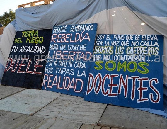 Vuelven los acampes a San Martin y Belgrano 