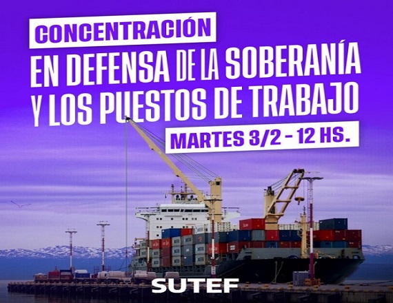Concentración en defensa de la soberanía y los puestos de trabajo