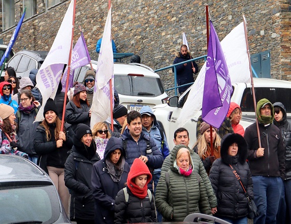 SUTEF se movilizó contra la Reforma Laboral en Tierra del Fuego y en CABA 