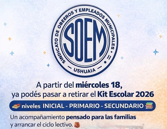 A partir del 18 de febrero, el SOEM entrega los kits escolares 
