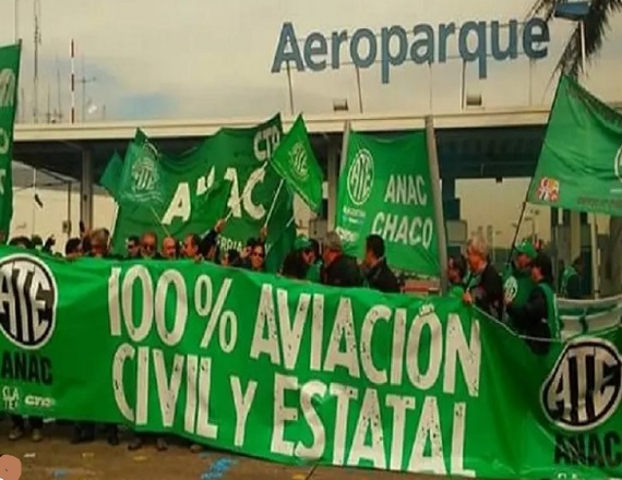 ATE anunció una semana de paro en los aeropuertos 