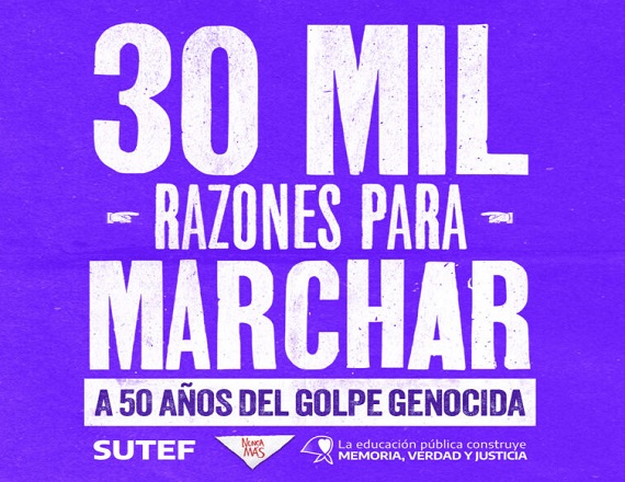 30 mil razones para marchar