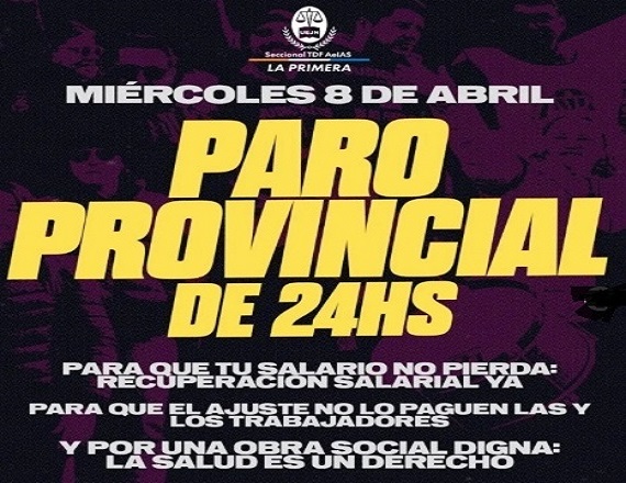 Judiciales de Tierra del Fuego convocan a un paro provincial por 24 horas 