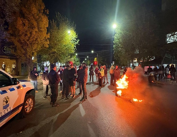 Dirigentes de ATE detenidos en Santa Cruz 