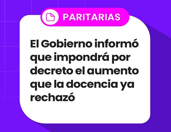 El Gobierno de Tierra del Fuego impondrá por decreto el aumento a docentes