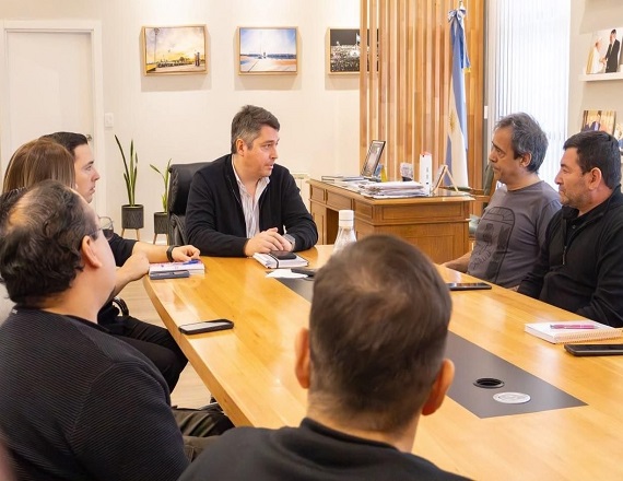 Martin Pérez recibió a las nuevas autoridades provinciales de UPCN