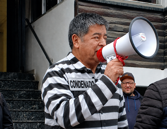 Está condenado con prisión efectiva y es candidato de la CTA-A