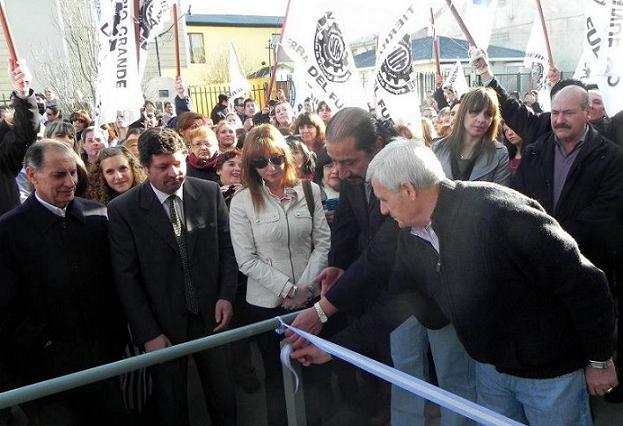 Antonio Caló, Secretario General de UOM nacional participó de la inauguración del Sanatorio de la UOM