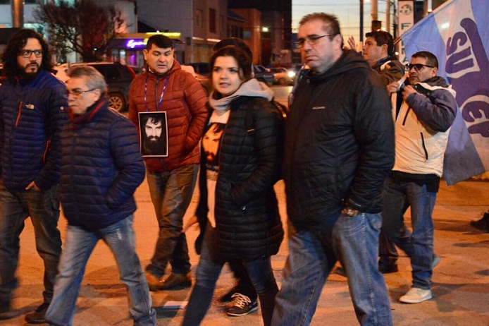 En Tierra del Fugo hubo movilizaciones por la aparición con vida de Santiago Maldonado.