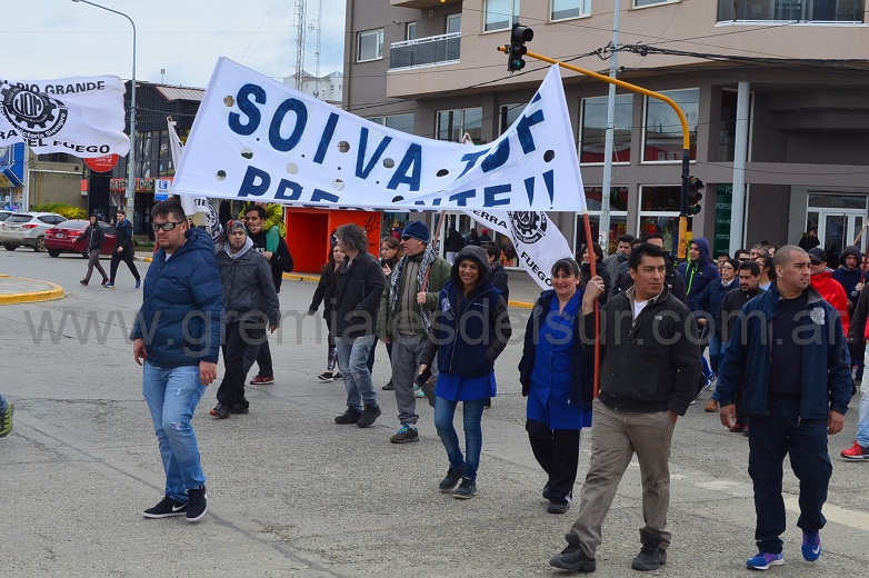 SOIVA participó de las marchas contra la reforma previsional.