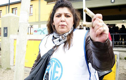 Imágenes de la represión en Tolhuin