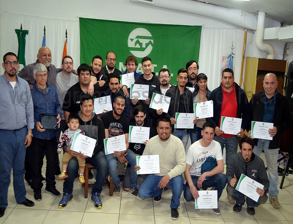 SMATA entregó certificados de capacitación.  