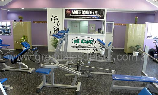 Un sector interior del nuevo gimnasio del CEC