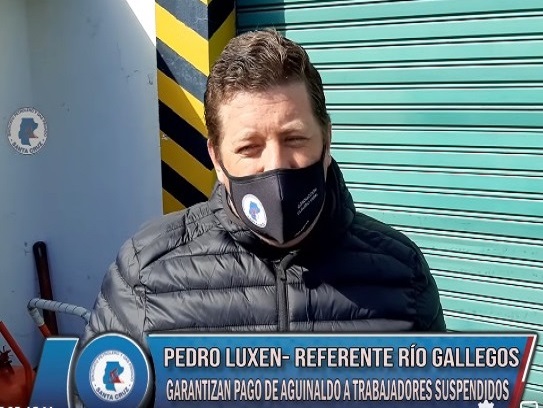 “Solicitamos el reconocimiento del pago completo del aguinaldo para todos aquellos trabajadores que no prestaron servicios por la pandemia encuadrados en el artículo 223”; comentó Pedro Luxen, referente de Petroleros Privados en Río Gallegos.