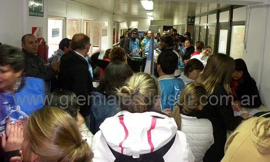 Docentes en el Ministerio de Trabajo