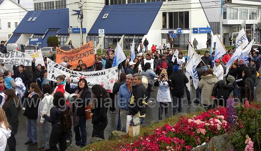 Estatales en pleno centro de Río Grande