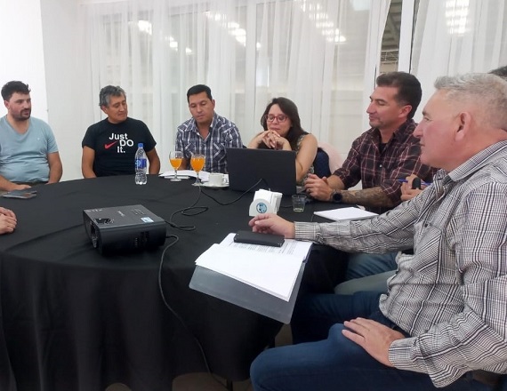 Bernabé Araujo destacó que el recorrido fue extenso y muy productivo con el acompañamiento permanente de las autoridades de la SRT y referentes del gremio hermano de Petroleros Privados del Chubut.