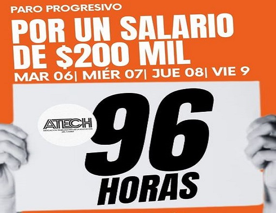 La medida de fuerza será desde el 6 hasta el 9 de junio, con motivo de solicitar el adelanto de una reunión paritaria. También establecieron un posible paro de 120 horas del 12 al 16 de junio.