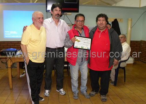 Reconocimiento a dirigentes del Sindicato Vial 