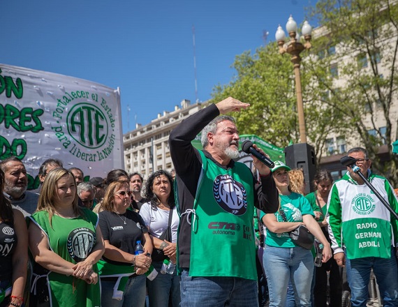 “La destrucción del empleo en el Estado se profundiza y así se desmantelan políticas públicas vitales. La clase media y los sectores más vulnerables pierden derechos esenciales”, resalto Rodolfo Aguiar, titular de ATE Nacional.