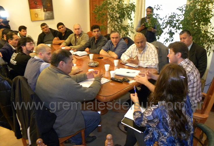 Consejo Directivo de la CGT reunido con Melella