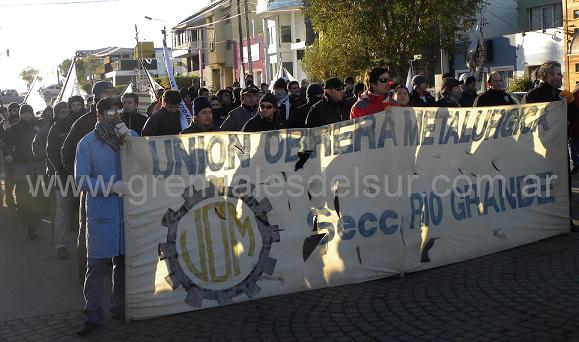 La UOM también repudió la represión en Ushuaia