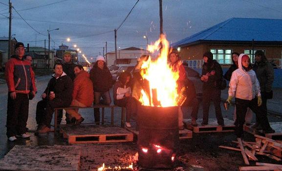 Colegio Piedrabuena. Foto: Docentes en lucha