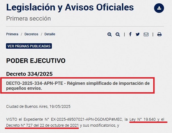 La normativa, que solo refiere a un nuevo mecanismo de comercialización, entra en vigencia a partir del día 21 de mayo de 2025, y queda supeditada a otras medidas administrativas que deberá dictar la Secretaría de Industria y la ARCA.