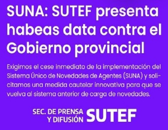 “Advertimos graves vulnerabilidades en el sistema que ponen en riesgo los datos personales de la docencia. Por ejemplo, hemos descubierto que cualquier usuario puede acceder a datos de otras personas”, remarcó el SUTEF.