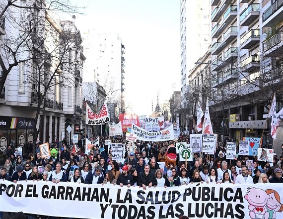 “El equilibrio fiscal no puede ser a cualquier costo. Tenemos que evitar que se termine de destruir el sistema de salud, que se cierren los hospitales y los trabajadores y pacientes queden en la calle”, resalto Rodolfo Aguiar.
