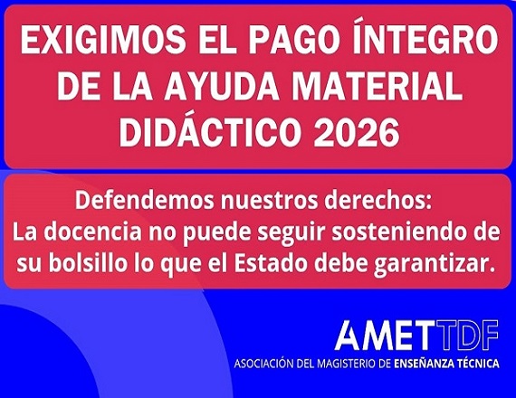 “La Ayuda Material Didáctico impacta directamente en nuestras condiciones de trabajo y en la calidad de la educación; por eso, defenderla es también defender la escuela pública”, resaltó AMET Tierra del Fuego.