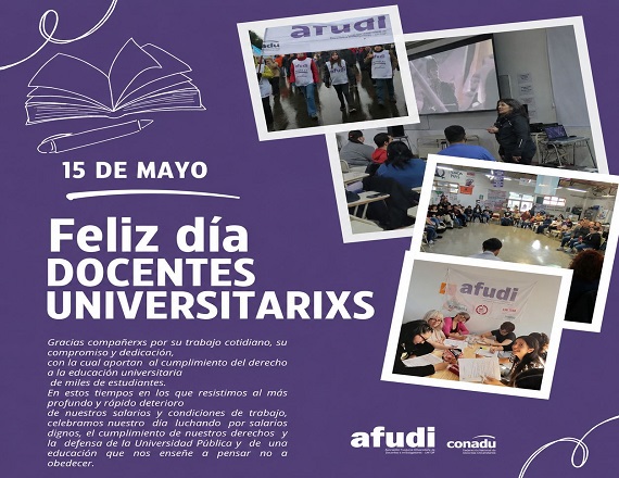 “Celebramos esta conquista colectiva y reafirmamos nuestro compromiso con la defensa de los derechos docentes, la Universidad Pública y la organización gremial”, resaltó AFUDI.