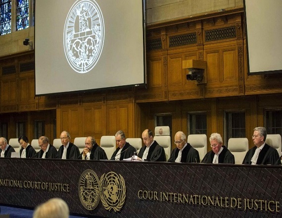 La Corte Internacional de Justicia (CIJ) confirmó que el Derecho a Huelga está garantizado por el Convenio 87 de la Organización Internacional del Trabajo (OIT).