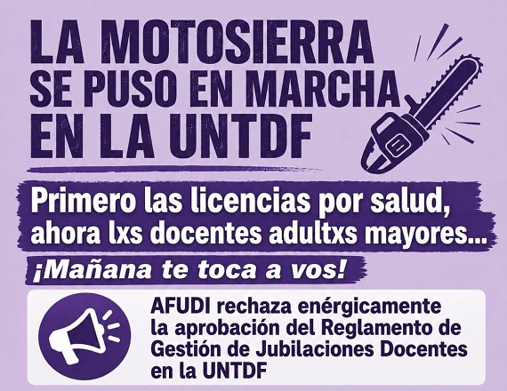 AFUDI exige suspender la aplicación del Reglamento aprobado; remitir la cuestión de manera urgente a la Paritaria Particular Docente; garantizar que ninguna persona docente quede sin salario y sin jubilación efectiva.