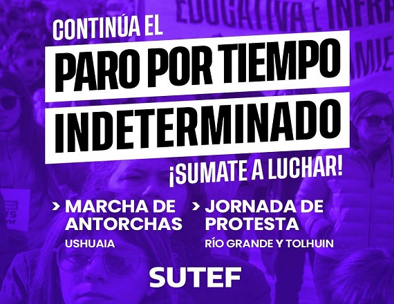 “La única garantía para defender la educación pública, los derechos laborales y un salario digno es luchando en unidad, con fuerza y masividad en las calles”, resaltó el SUTEF tras ratificar la continuidad del paro por tiempo indeterminado. 