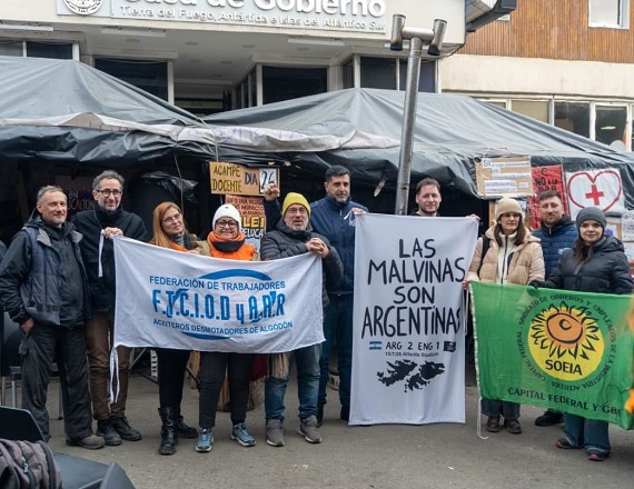 El Secretario Gremial de la Federación Aceitera y Desmotadora, Ezequiel Roldán, participó del IV Seminario