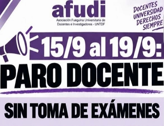La Asamblea mandató además a la Comisión Directiva de AFUDI a construir la más amplia unidad con otrxs gremios docentes de la UNTDF y realizar todas las acciones necesarias para la defensa de lxs derechos docentes.