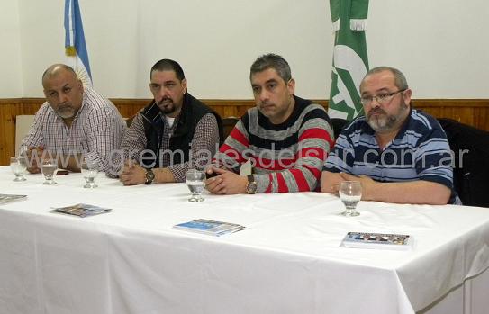 Walter Campos, Marcelo Arguello, Pablo GarcÃa y José Barretta