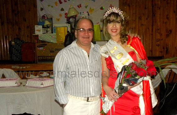 Claudia Lima (Badisur) con el Presidente del Jurado, Rafael Pereyra Ramos