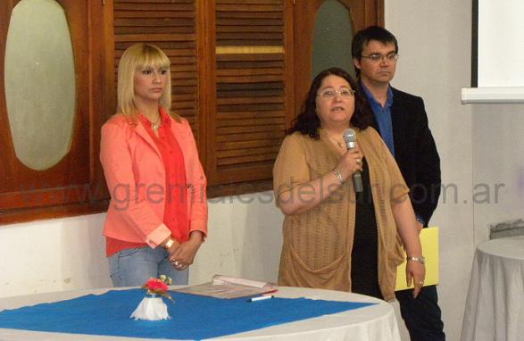 Ana Barría dejó inaugurada la Capacitación en Enfermería 