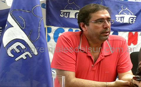 Hector Lopez Auil, Secretario Adjunto de la conducción provincial del SUTEF