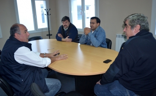 Mario Camino (izq) se reunió con Omar Nogar (der.)