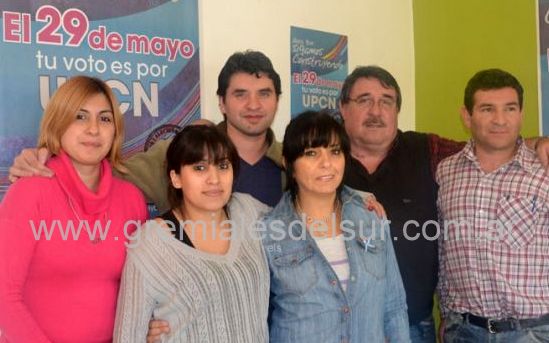 Candidatos de la Lista Blanca para las elecciones de UPCN en Tierra del Fuego