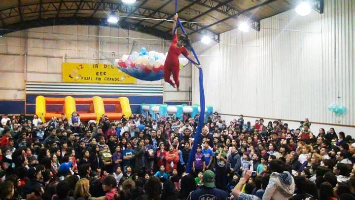 El CEC festejó el Día del Niño en el Gimnasio del calle Islas Malvinas